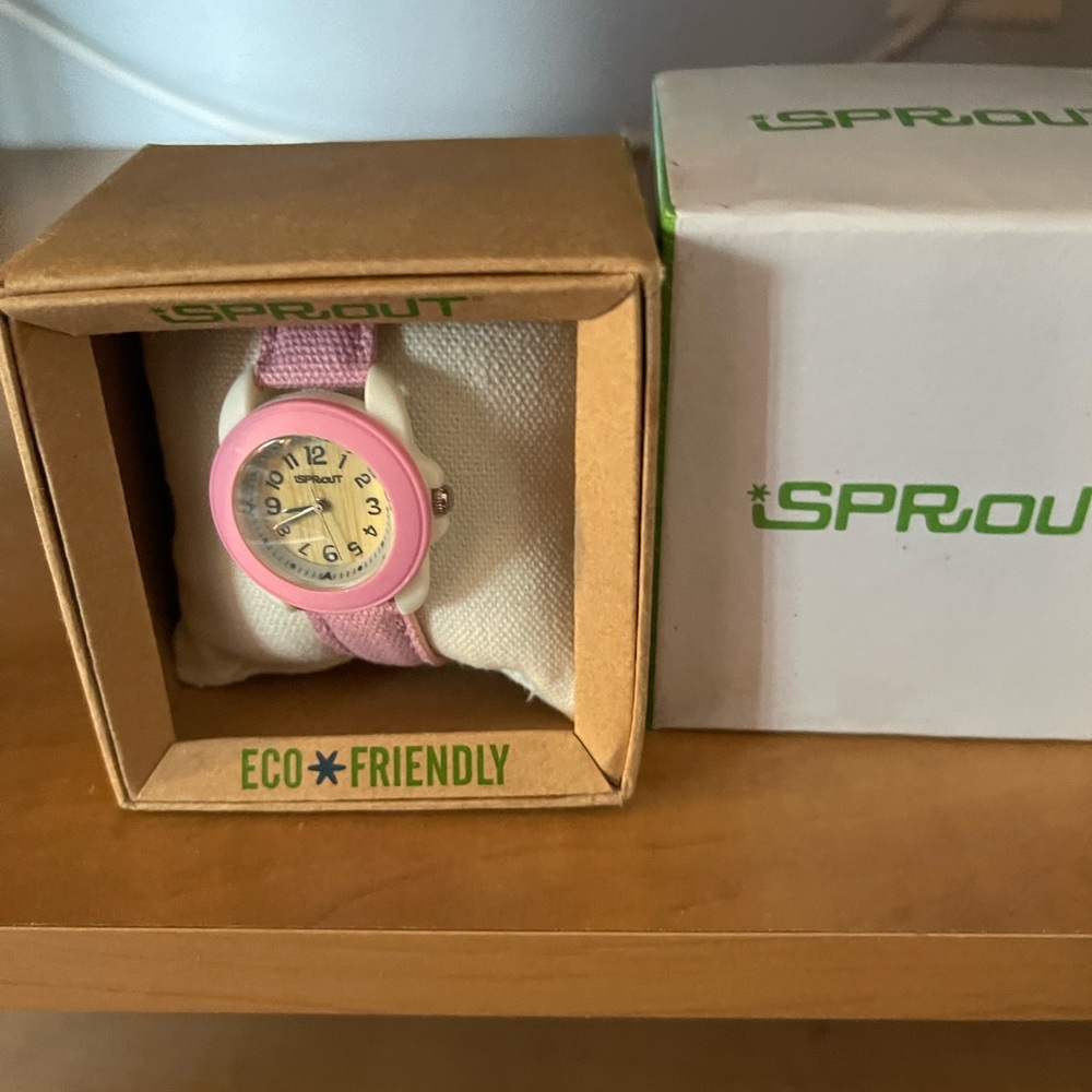 Sprout Eco-Friendly Pink Watch